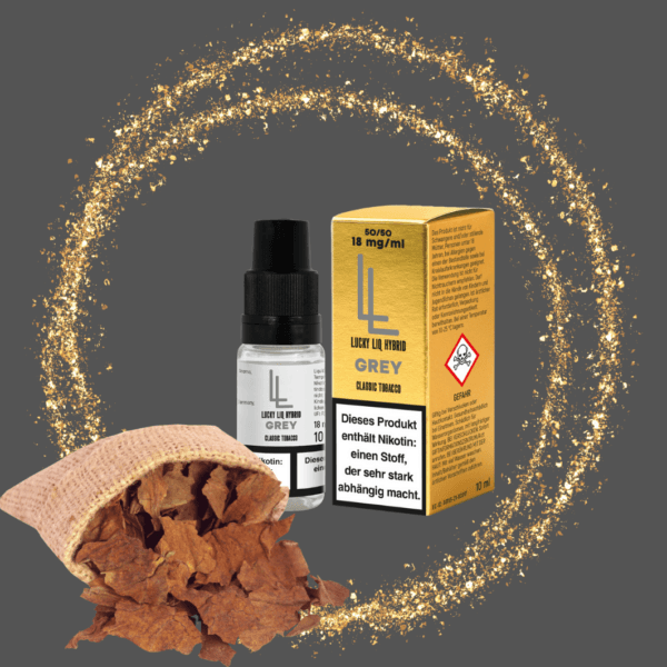 e-liquid luckyliq hybrid grey classic tobacco