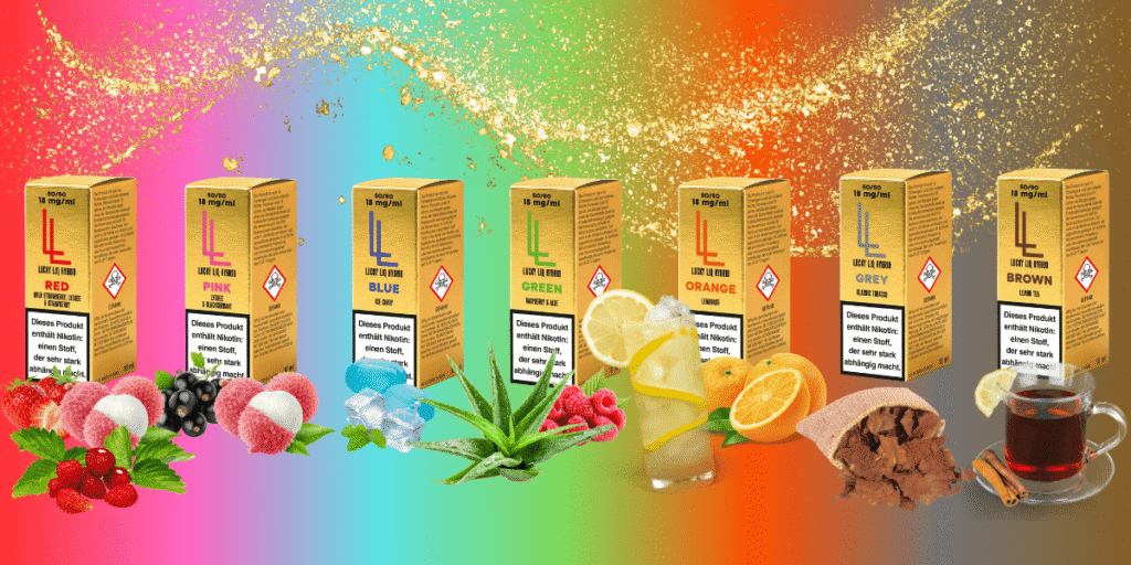 Vape Liquid - Dampfer Shop LuckyLiq - Hybrid Liquid Kollektion – breite Palette an Premium Dampfer Liquids 10ml
